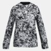 Armour Fleece®-hoodie med tryck för flickor Armour Fleece®-hoodie med tryck för flickor