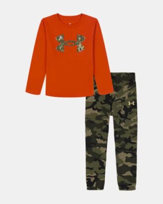 Camp Logo Långärmad tröja och joggingbyxor för småbarn