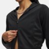 Courtside Dazzle hoodie med hel dragkedja