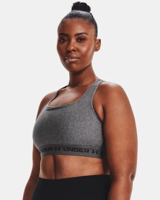 Crossback Mid Heather Sports Bra