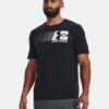 Fast T-shirt med tryck på vänster bröst