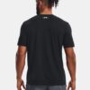 Fast T-shirt med tryck på vänster bröst