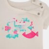 Fish Logo Shorts Set för nyfödda Fish Logo Shorts Set för nyfödda