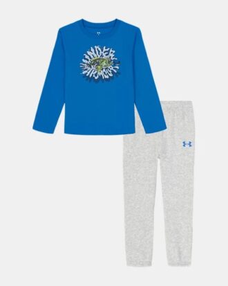 Fish Splash Långärmad tröja och joggingbyxor för småbarn