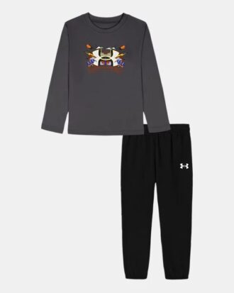 Fotbollslogga Långärmad tröja och joggingbyxor för småbarn Fotbollslogga Långärmad tröja och joggingbyxor för småbarn
