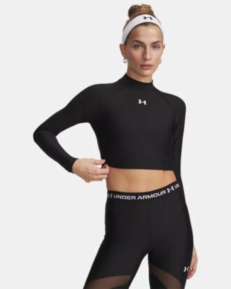 HeatGear® Crop Mock långärmad