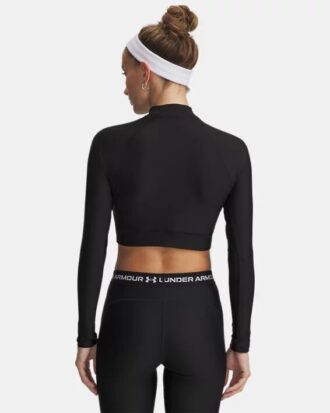 HeatGear® Crop Mock långärmad