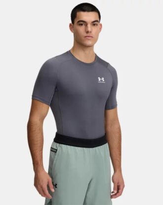 HeatGear® kompressionskortärmad tröja