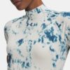 HeatGear® Printed Crop Mock Short Sleeve