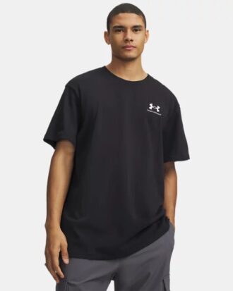 Herr UA Logo Embroidered Heavyweight Short Sleeve Kortärmad
