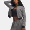 Houndstooth stickad trackjacka