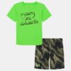 Hyper Tech Printed Little Shorts Set