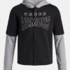 Icon Fleece Button-Down Hoodie