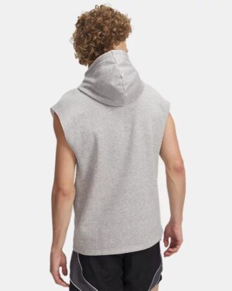 Icon fleece-hoodie utan ärmar