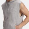 Icon fleece-hoodie utan ärmar