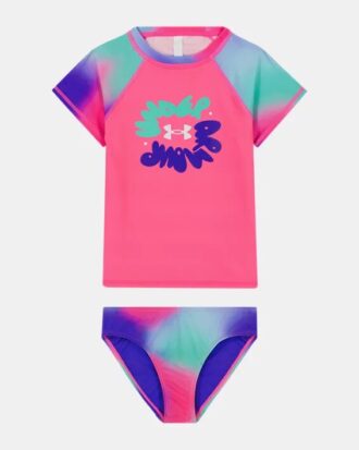 Kortärmad rashguard & bikinisats