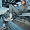 Meridian Suede Effect Ankle Leggings