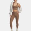 Meridian Suede Effect Ankle Leggings