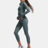 Meridian Suede Effect Ankle Leggings