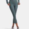 Meridian Suede Effect Ankle Leggings
