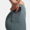 Meridian Suede Effect Ankle Leggings