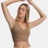 Meridian Suede Effect Sports Bra