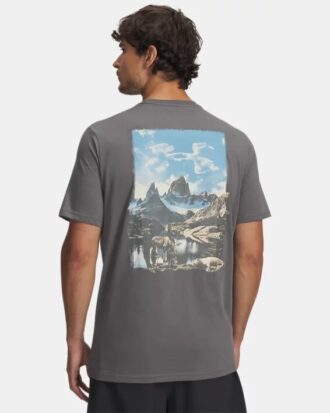 Mountain fotorealistisk kortärmad