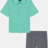Plain Weave Fish Little Shirt & Shorts Set Plain Weave Fish Little Shirt & Shorts Set