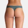 Pure Stretch Printed 3-pack No Show Thong