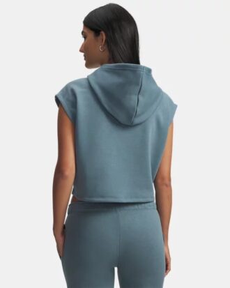 Rival Fleece Piped Sleeveless Hoodie