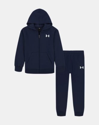 Branded Logo Infant Zip-Up Hoodie Set