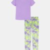 Set med tryckta leggings för små barn