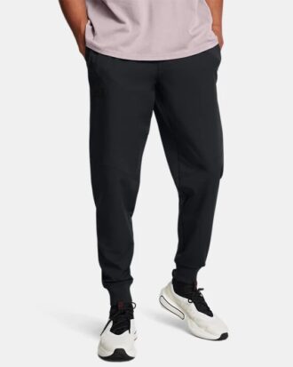 Sportiga vävda joggingbyxor