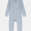 Stripe Polo Newborn Coverall
