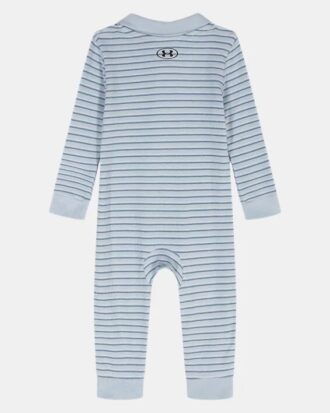 Stripe Polo Newborn Coverall