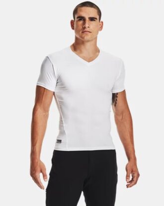 Tactical HeatGear® kompressionströja med V-ringning