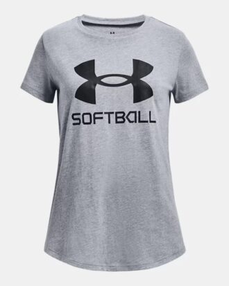 UA Softball Logo Short Sleeve Short Sleeve för flickor