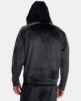 Velour Full-Zip Hoodie