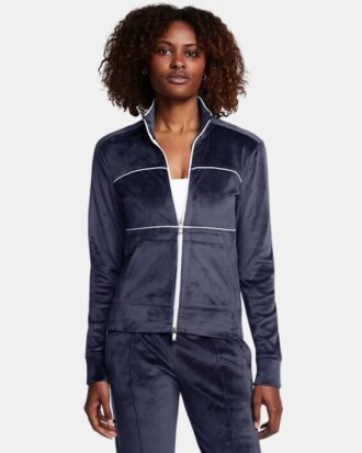Velour Track Jacket